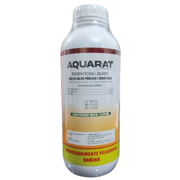 AQUARAT RODENTICIDA LIQUIDO X 1 LITRO