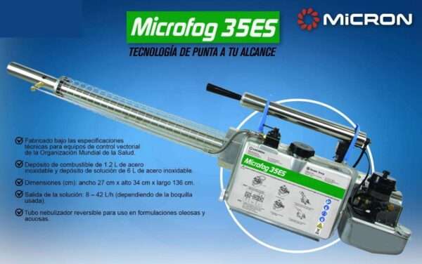 MICROFOG 35ES - Termonebulizador USO PROFESIONAL - Imagen 2